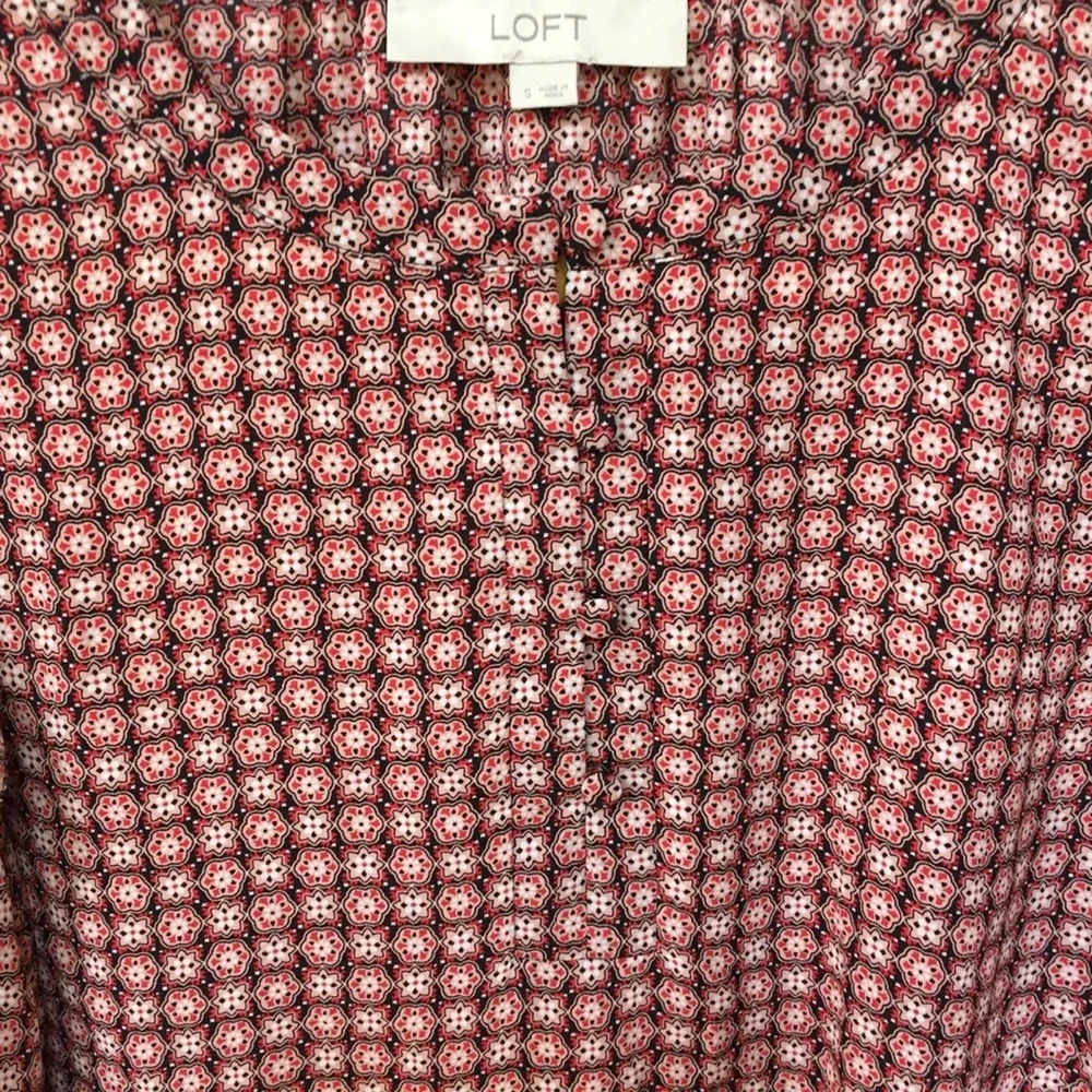 LOFT Long Sleeve Tunic With Ruffle - Picture 5 of 13